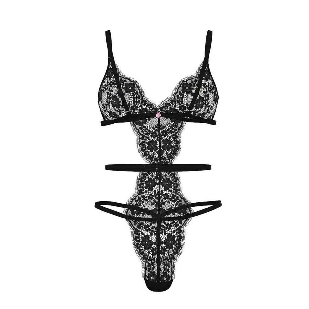 NEW Victoria's Secret Dare to Dream Lace Strappy Triangle Teddy Small Bodysuit